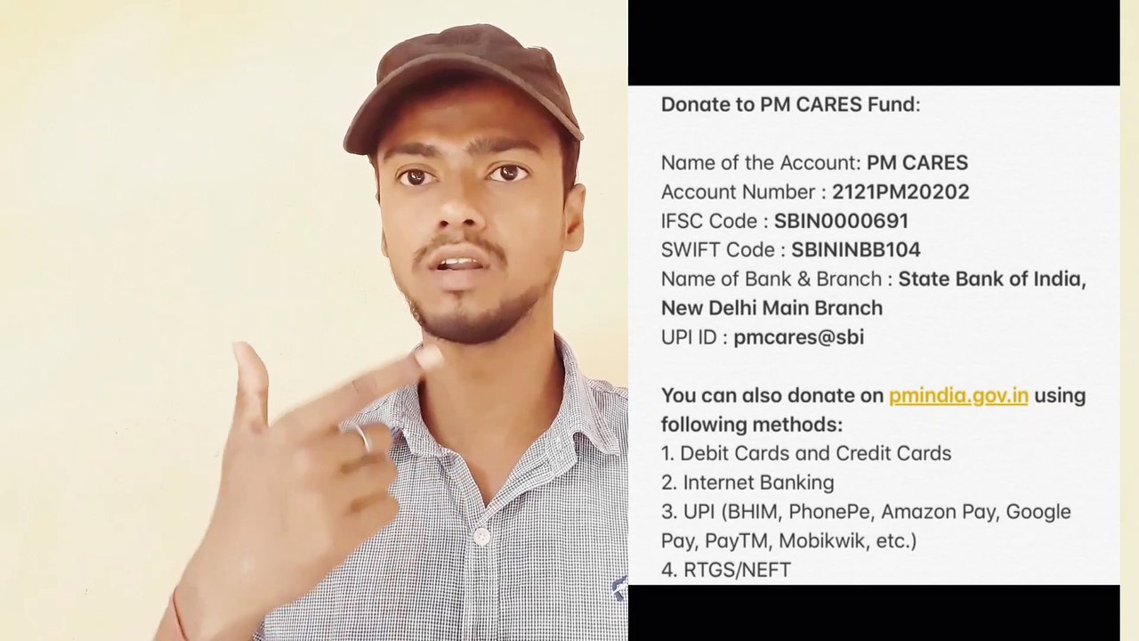 Donate to pm relef fund