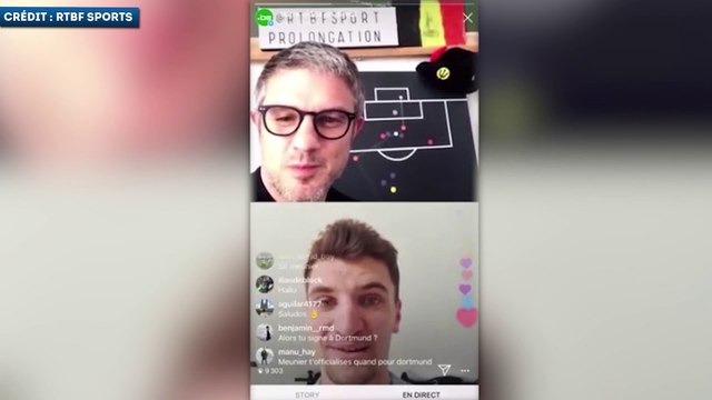 Thomas Meunier évoque son avenir lors d'un Live Instagram