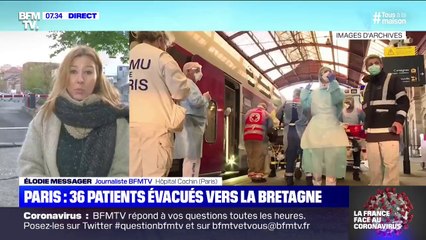 Download Video: Coronavirus: 36 patients vont être évacués de Paris vers la Bretagne