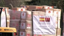 Türkiye'den İtalya ve İspanya'ya yardım malzemesi gönderiliyor