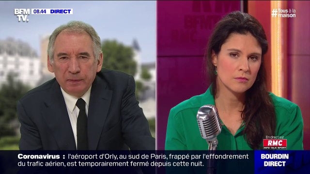 François Bayrou: Le coronavirus est une catastrophe qui frappe l'humanité toute entière sans que nul n'en soit responsable