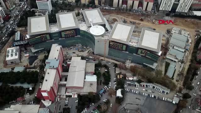 GÖZTEPE EĞİTİM VE ARAŞTIRMA HASTANESİ İÇERİDEN VE HAVADAN BÖYLE GÖRÜNTÜLENMİŞTİ