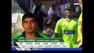 Umar Akmal On Fire 64 Vs Austalia T20