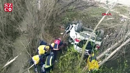 Suşehri'nde otomobil devrildi: 4 ölü, 1 yaralı