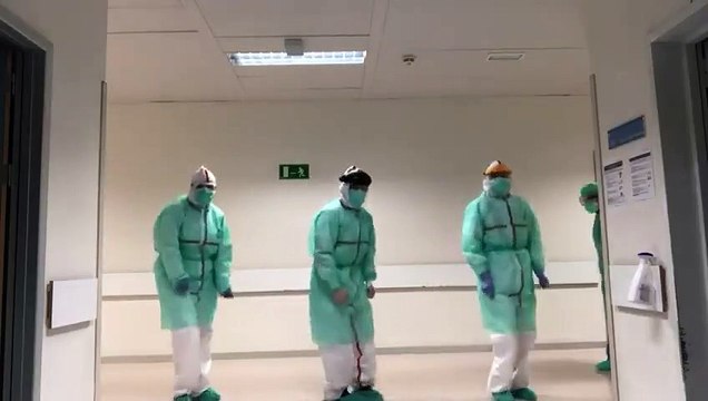 El baile viral de los profesionales sanitarios que luchan contra el coronavirus
