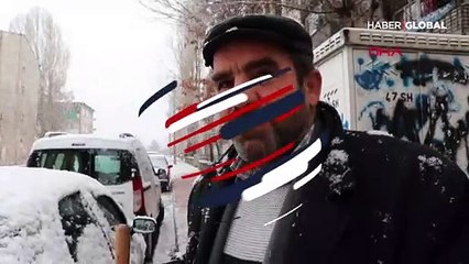 Erzurum 1 Nisan'a karla uyandı