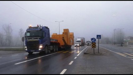 Bolu Dağı'nda sis etkili oluyor - DÜZCE