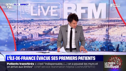 L'Île-de-France évacue ses premiers patients (2) - 01/04