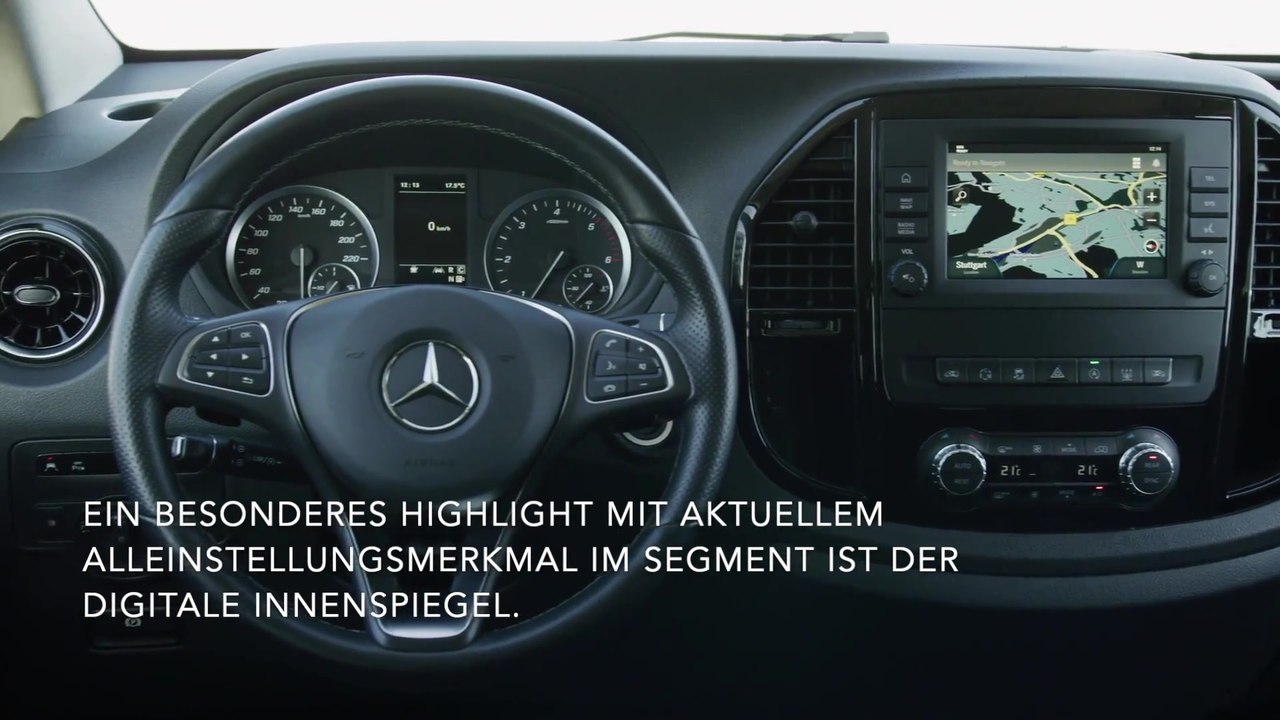Der neue Mercedes-Benz Vito Tourer - Digitaler Innenspiegel