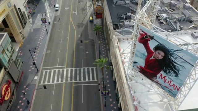 Coronavirus: ces images aériennes montrent un Hollywood Walk of Fame complètement désert