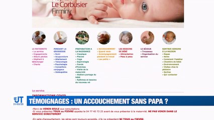 Confinement : un accouchement sans papa ?