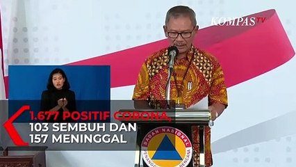 TERKINI - Kasus Corona 1 April 2020: 1.677 Positif, 157 Orang Meninggal, dan 103 Sembuh