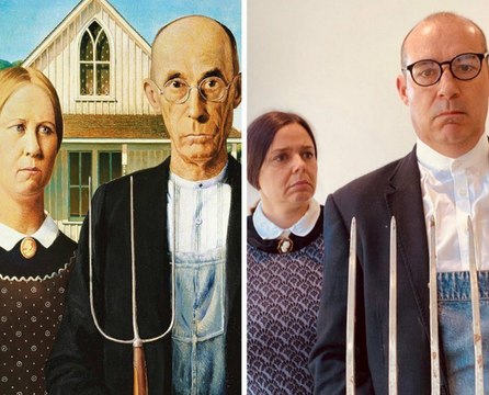 Pour occuper les gens, des musées leur demandent de recréer des peintures célèbres