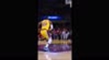 LeBron pays tribute to Kobe with sensational dunk