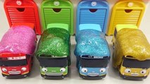 Kids Play Tayo The Little Bus Learn Colors Slime Numbers Surprise Eggs Toys