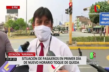 Estación Naranjal cerró a las 6:00 p.m. por el nuevo horario del toque de queda