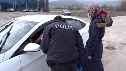 Domaniç'te araç giriş çıkışlarına sıkı denetim