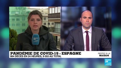 Pandémie de Covid-19 : Triste record en Espagne, 864 décès en 24 heures