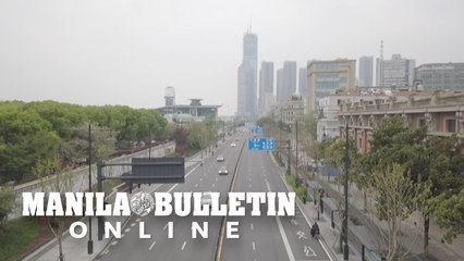 Wuhan viewed from above as restrictions are slowly lifted