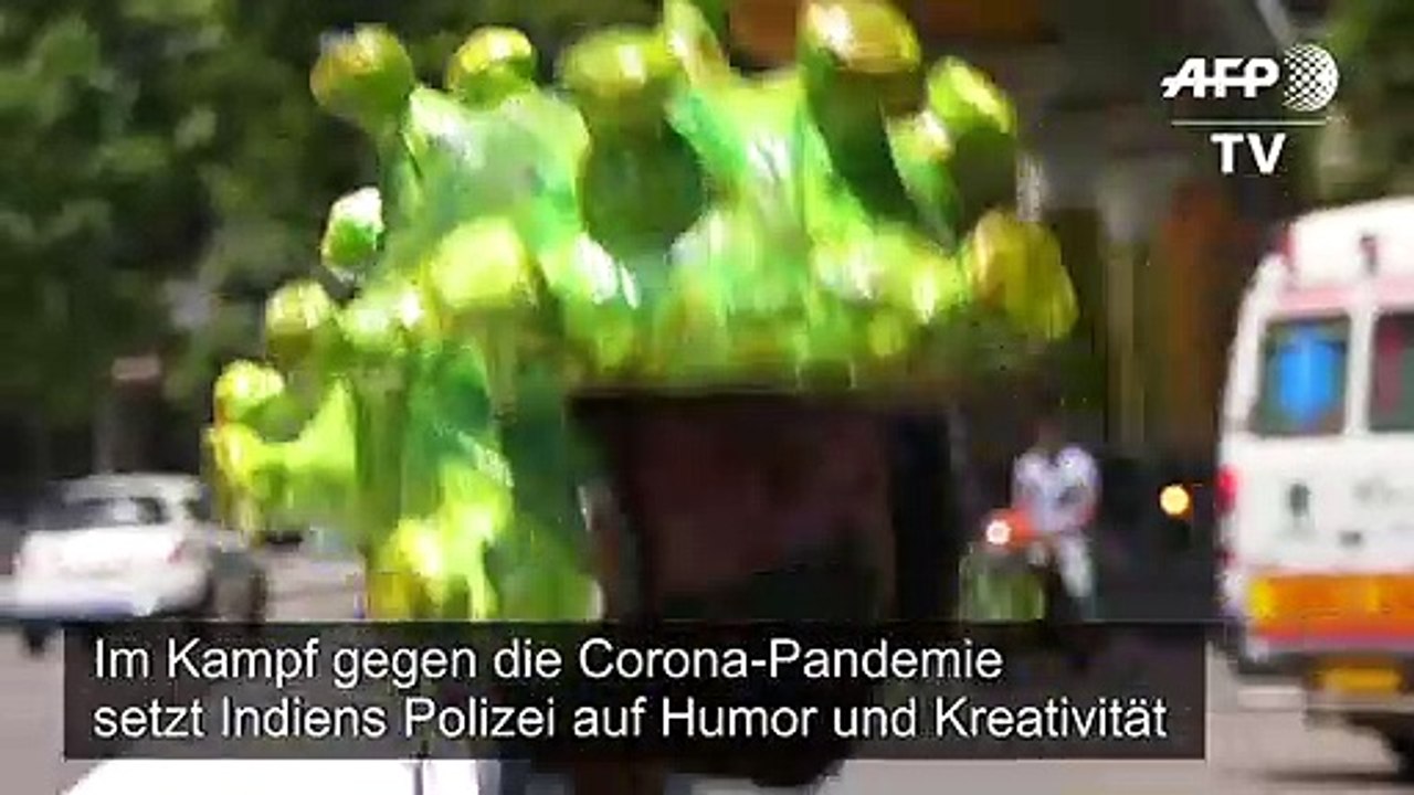 Corona-Dance: Indische Polizei setzt auf Kreativität