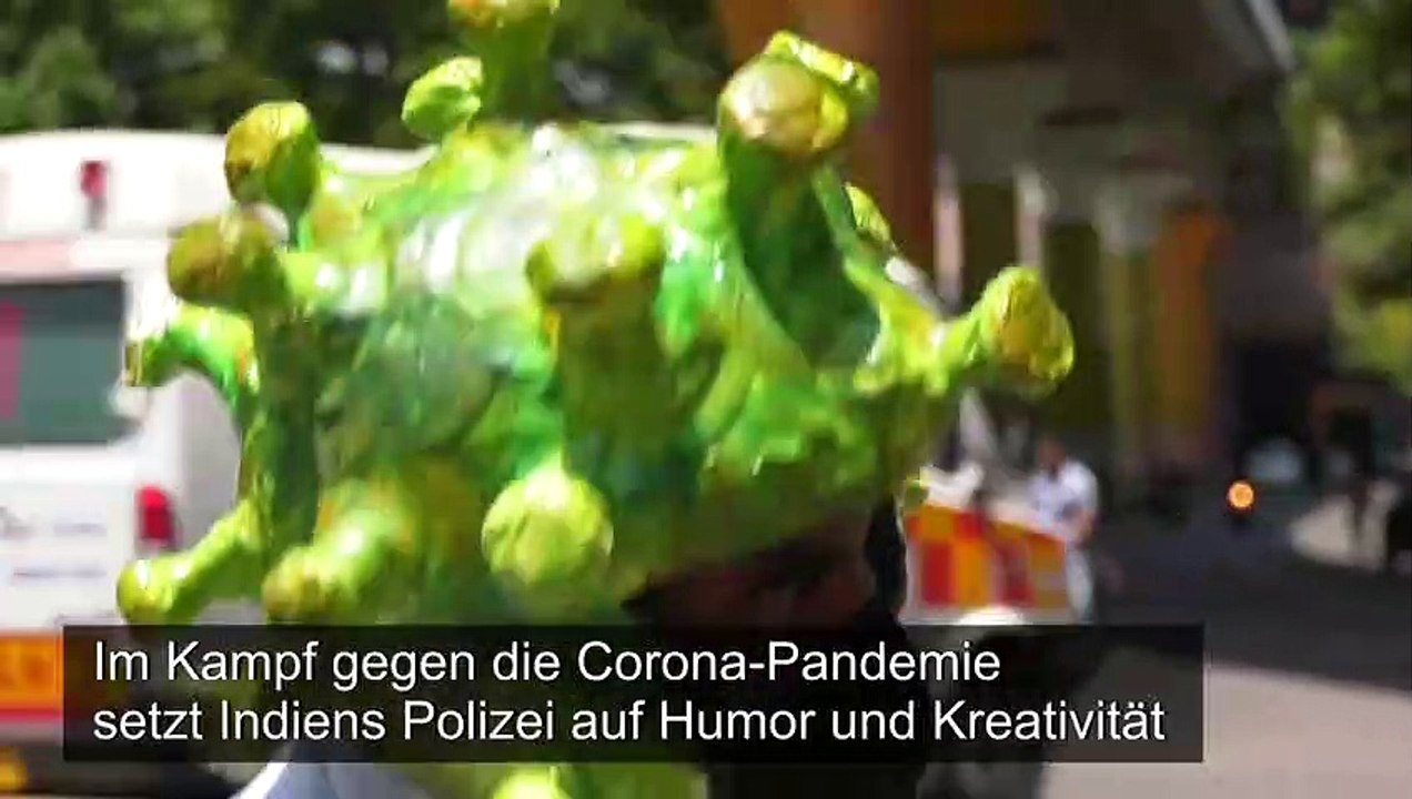 Corona-Dance: Indische Polizei setzt auf Kreativität