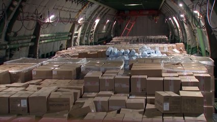 Rusia envía un avión con ayuda humanitaria a EEUU por coronavirus