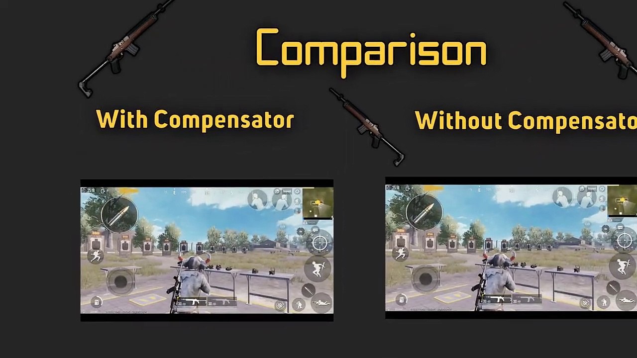 Advantage of using Compensator ihn MINI 14 PUBG