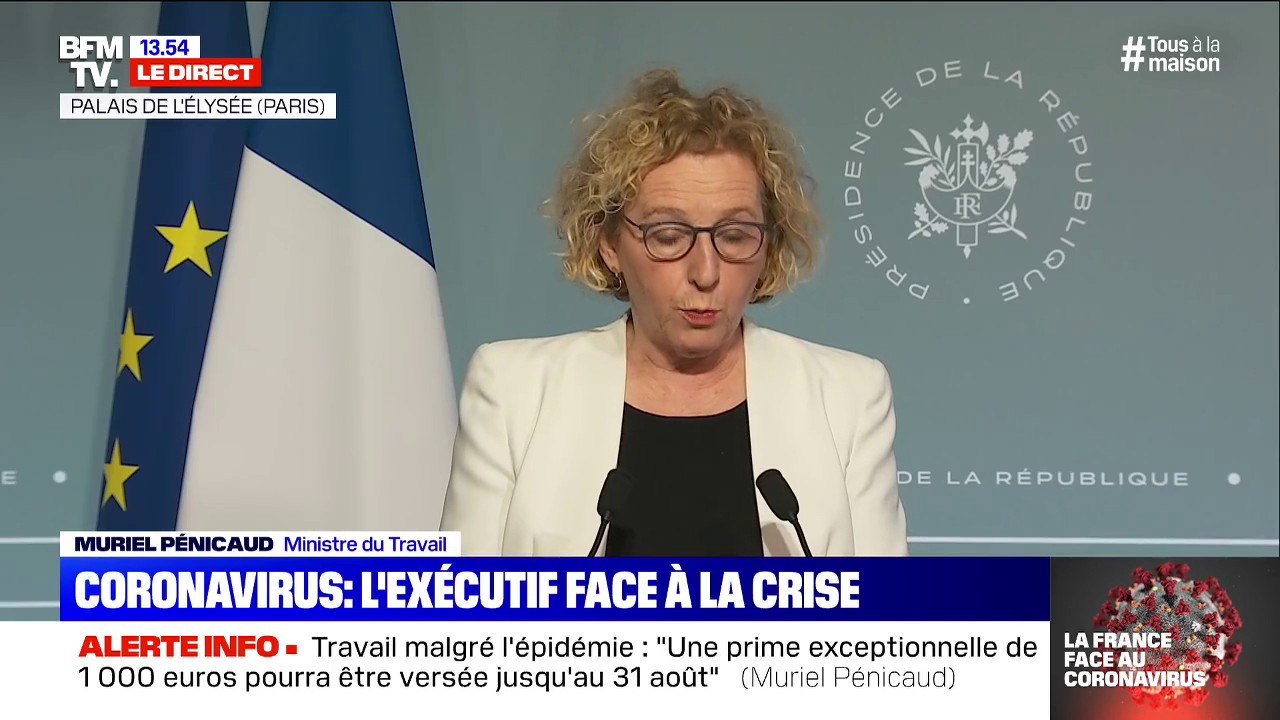 Muriel Pénicaud (ministre du Travail): "337.000 entreprises ont fait une demande de chômage partiel pour 3,6 millions de salariés"