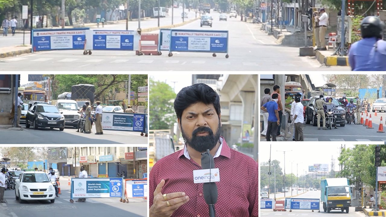 Hyderabad Public Breaks Lock Down Rules In Kukatpally Y Junction, Huge Traffic On Roads