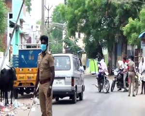 டெல்லி சென்று வந்தவர்களுக்கு கொரோனா அறிகுறி.. ராஜபாளையத்தில் சங்கிலி போட்டு ஒரு ஏரியாவுக்கே சீல்