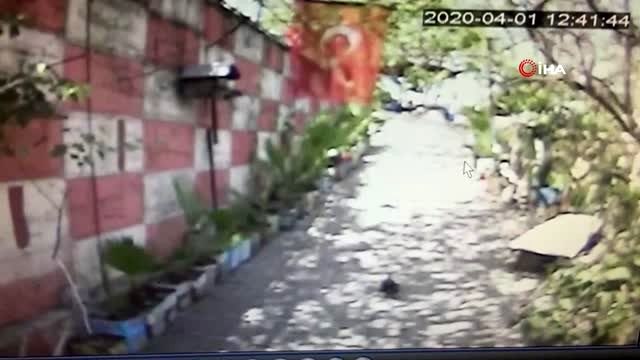 Otomobil bahçeye düştü, sürücüsü böyle kurtarıldı... Ev sahibi: Eve uçak düştü sandık