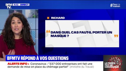 Dans quel cas faut-il porter un masque? BFMTV répond à vos questions