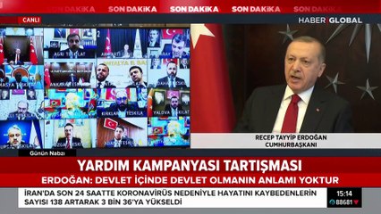 Cumhurbaşkanı Erdoğan: Belediyeler devlet içinde devlet olmaya kalkamaz