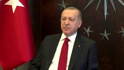 Cumhurbaşkanı Erdoğan: "İnşallah milletimiz bu dönemi en az kayıp ve hasarla atlatacaktır"