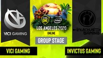 Dota2 -  Invictus Gaming vs. Vici Gaming - Game 2 - Group Stage - CN - ESL One Los Angeles