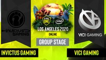 Dota2 -  Invictus Gaming vs. Vici Gaming - Game 1 - Group Stage - CN - ESL One Los Angeles