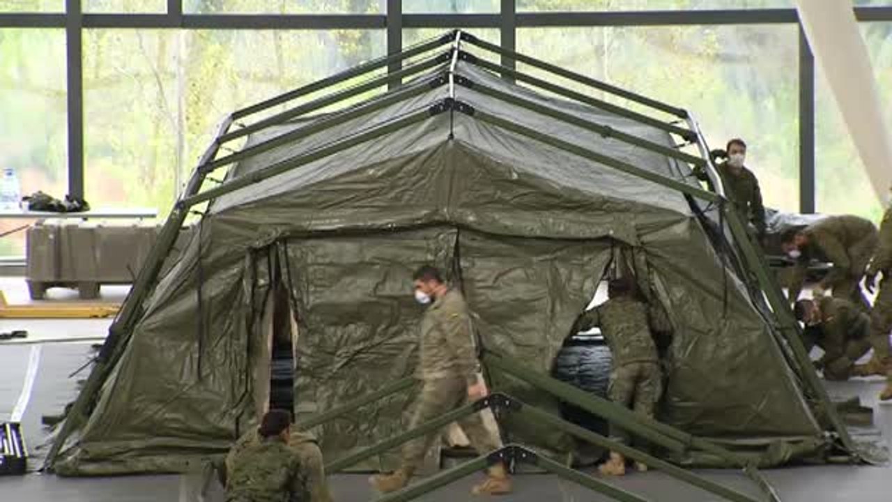 La Generalitat frena el hospital de campaña del Ejército en Sabadell para levantarlo con paneles