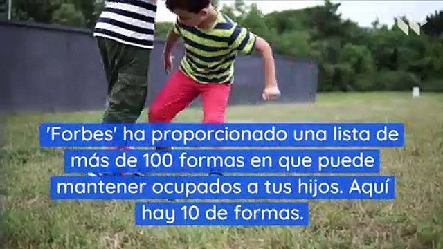 10 maneras de mantener a tus hijos ocupados durante los cierres de coronavirus