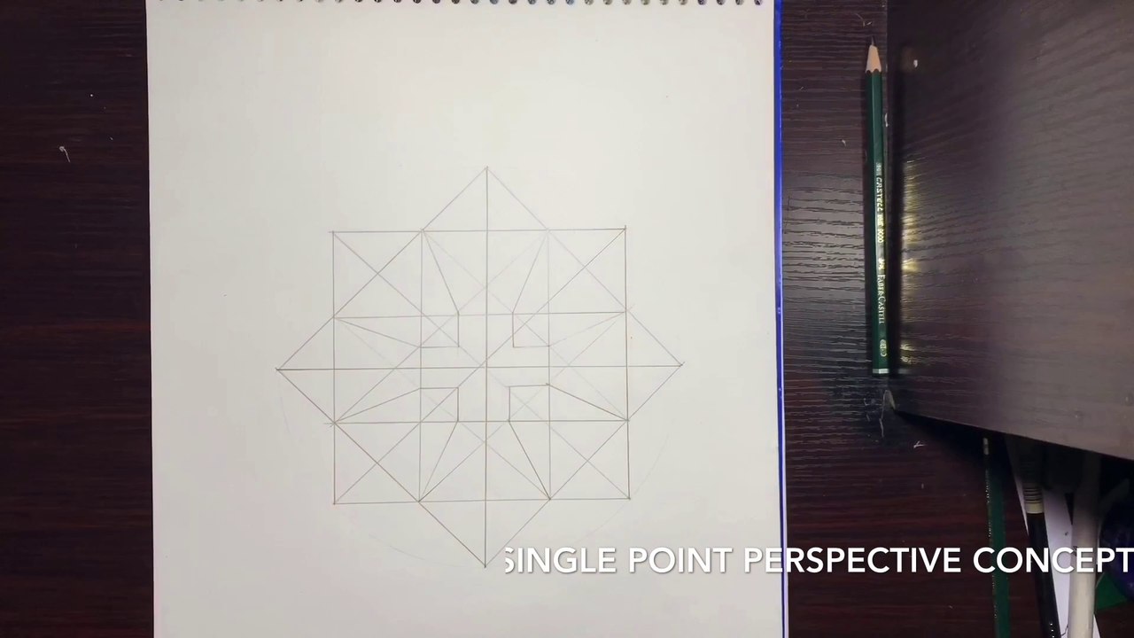Single Point Perspective view -Bird Eye City View- Doha Qatar Pencil Drawing | 6 | 1080P | 01 April 2020 | ITS FOR YOU | Suresh Marikannan