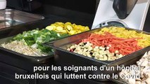 Coronavirus: à Bruxelles, les soupes d'une cheffe étoilée offertes aux soignants