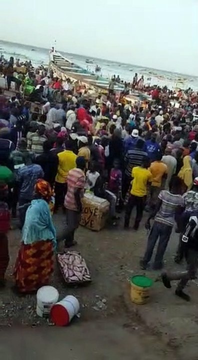 Le port de pêche de Mbour ce matin, en période d'état d'urgence .