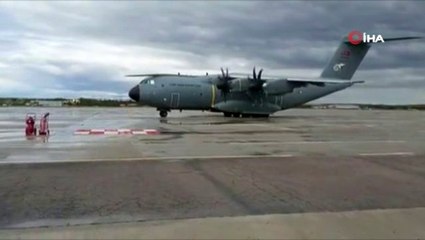 Sağlık malzemesi taşıyan uçak İtalya için yeniden havada