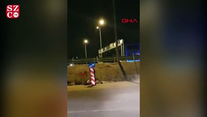 Karantinadan 'levha' kılığında kaçtı