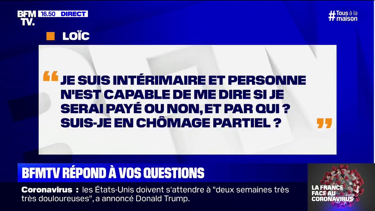 Intérimaire, je ne sais pas si je serai payé. Suis-je en chômage partiel ?