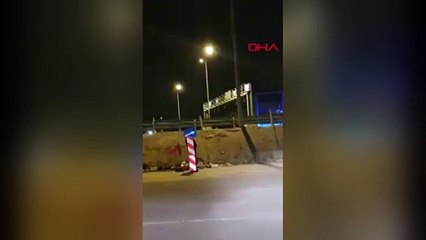 Karantinadan ''levha'' kılığında kaçtı!