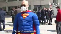 Yurttan Koronavirüs Manzaraları: İstanbul sokaklarında 'Superman'; telekonferans ile duyurulan evlilik