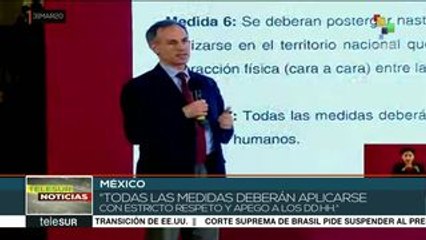 Gob. de México garantiza defensa de DDHH durante emergencia sanitaria