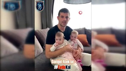 Medipol Başakşehirli futbolculardan 'evde kal' çağrısı