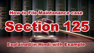 How to File Maintenance Case | भरणपोषण की पूर्ण जानकारी धारा 125 CRPC | Sec 125 Crpc | Expert Vakil | Legal knowledge Section 125 in The Code Of Criminal Procedure, 1973