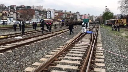 Yük treni lokomotifinin çarptığı kadın öldü